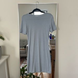 Wilfred Free knit light blue dress from Aritzia